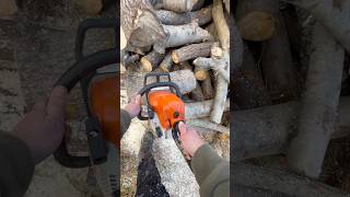 Робота з бензопилою STIHL - MS 180