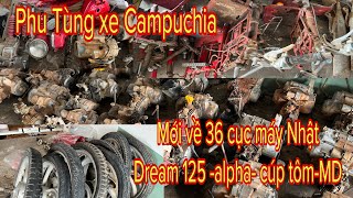 | Mới về 36 cục máy Dream thái 125 cúp tom wave Alpha MD | phu Tùng Citi phu Tùng MD @xemaychau