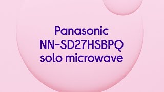 Panasonic NN-SD27HSBPQ Solo Microwave - Stainless Steel - Product Overview