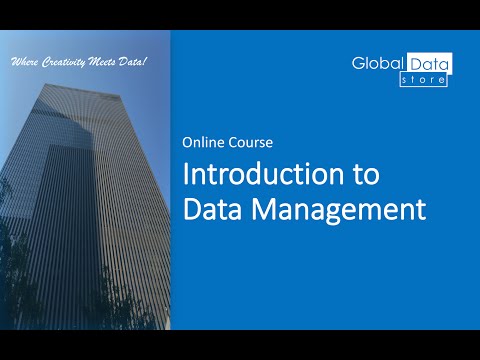 Introduction to Data Management (Online Course – Sample)