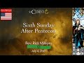 Sixth Sunday After Pentecost