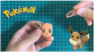 【ポケモン粘土】ポケットモンスター イーブイ 粘土で作ってみた！ pokemon Clayart