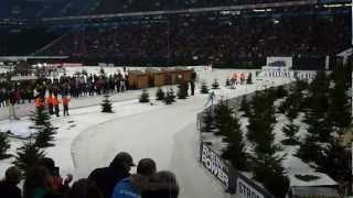 Biathlon auf Schalke - Magdalena Neuners Abschiedsrennen - Letzte Runde mit Zieleinlauf