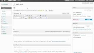 WordPress Quick Guide - Inserting media into posts and pages