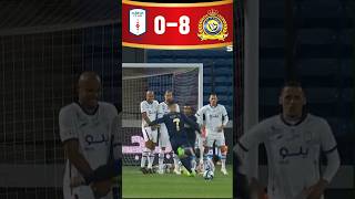 All Gol Al abha vs Al Nassr 0-8 Hattrick C. Ronaldo #alnassr #shorts #ronaldo