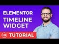 Elementor Widgets - Timeline Widget for Elementor
