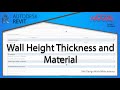 Bahria town|architectural digest|nawa arch|How to change wall height thickness and material in Rivet