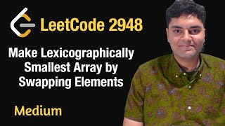 Make Lexicographically Smallest Array by Swapping Elements - Leetcode 2948 - Python
