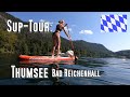 SUP-Tour: Thumsee, Bad Reichenhall, Berchtesgadener Land, Bayern. 2 km