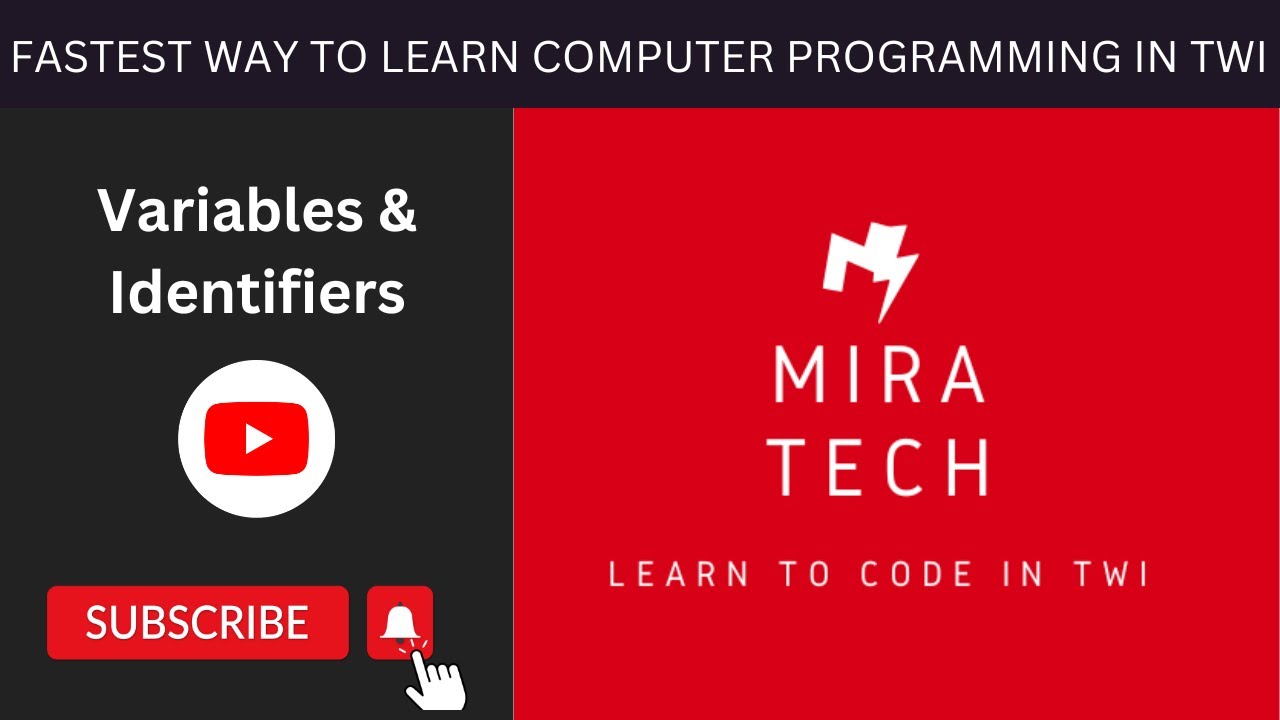02 Variables And Identifiers Youtube