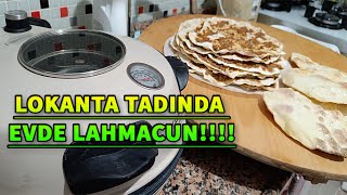 EVDE LOKANTA TADINDA LAHMACUN YAPIMII !! ( MÜKEMMEL BİR TAT )