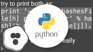 Python md5 hashes comparison