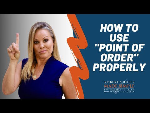 Why is it important to consider the order of the main points?