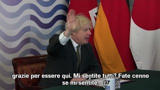 Il G7 in epoca Covid: Boris Johnson accoglie Draghi, \