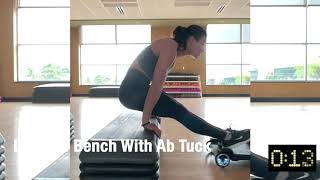 Dips  Off Bench With Ab Tuck