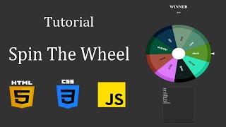 Spin the Wheel Game | HTML,CSS,Javascript tutorial
