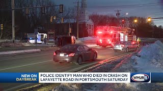 Police identify man who died in crash in Portsmouth