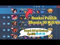 MAIN SAMA PUBLIK RANDOM ON MIC | BEGINI REAKSI MEREKA LIAT ZHUXIN MODE GENDONG 30 KILL! - MLBB