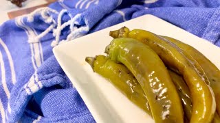 고추장아찌 (Gochu jangajji) - Pickled Korean Green Peppers