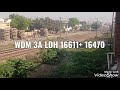 04662 04646 shalimar express action with alco wdm 3a at muzaffarnagar