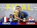 FIFA World Cup Final 2018 France vs  Croatia 4x2 All Goals & Highlights