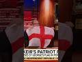 Mike Graham Waves St George’s Flag Amid Controversy