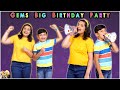 GEMS BIG BIRTHDAY PARTY | जन्मदिन की चोक्लेटी पार्टी | Fun, magic, games | #AayuandPihuShow