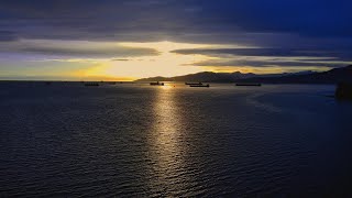 Mesmerizing Aerial Sunset Over English Bay | Vancouver Drone Footage with Potensic Atom 3-Axis 4K