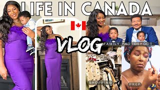 DIY FAMILY PHOTOSHOOT FOR WEDDING ANNIVERSARY | SHOPPING | PREP | LIFE IN CANADA 🇨🇦