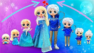Elsa and Jack Frost Growing Up! 32 Frozen DIYs for LOL