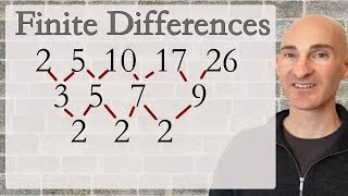 Finite Differences to Determine the Degree of a Sequence