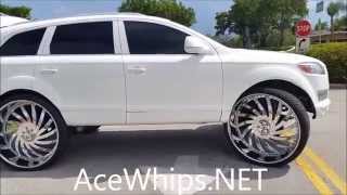 AceWhips.NET- JC's White Audi Q7 on 32\