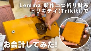 【お会計シリーズ】二つ折り財布「Trikiti（トリキティ）」でお会計してみた！【レンマ】