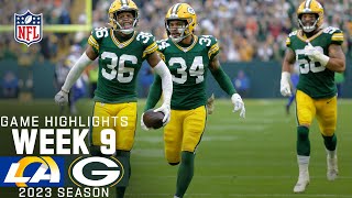 Los Angeles Rams vs. Green Bay Packers Game Highlights | NFL 2023 Week 9