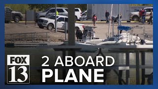 2 aboard plane that crashed into Utah Lake