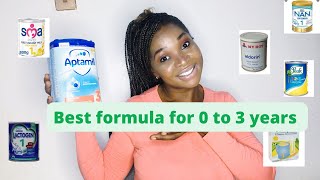 7 Most nutritious and Affordable milk (formula) for babies & Toddlers | newborn essentials