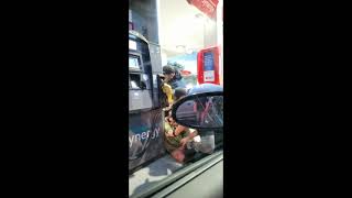 GRAPHIC CONTENT warning: Police Assault at Gas Station Arrest