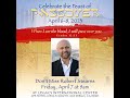 Don't Miss Bishop Robert Stearns At The Feast of Passover!