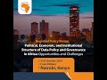 Political Economy and Institutional Structure of Data Policy and Governance in Africa