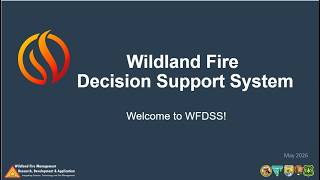 Welcome to WFDSS!