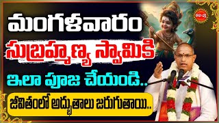 Subramanya Swamy Pooja About Chaganti Koteswara Rao Latest | సుబ్రహ్మణ్య స్వామి పూజ..| Eha Bhakthi