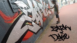 Chrome wall in Vienna - ZARK - DOKE - GRAFFITI 2018