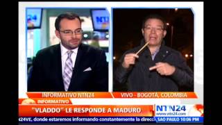 Vladdo asegura en NTN24 que la reacción de Maduro ante su caricatura "es una muestra de desespero"