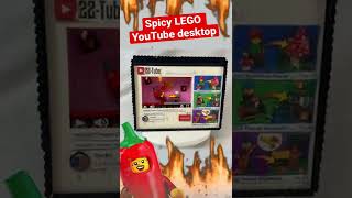 LEGO YouTube Desktop Screen (Pepper Challenge) #shorts