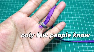 A doctor showed me how to remove a ring from a swollen finger