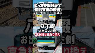 【イヤホン推奨】南武支線127系、205系の車内放送比較！！