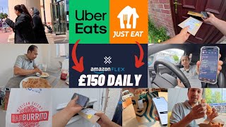 £150/Day with Amazon Flex & Food Delivery in the UK - Wednesday Slow Day!