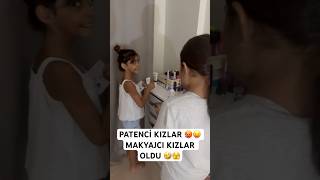 PATENCİ KIZLAR 🥵😛 MAKYAJCI KIZLAR OLDU 🤣🫣 #keşfet #youtubeshorts #keşfetteyiz #comedy #shorts