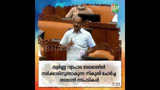 സ്വർണ്ണ വ്യാപാര മേഖലയിൽ സർക്കാരിനുണ്ടാകുന്ന നികുതി ചോർച്ച തടയാൻ നടപടികൾ