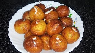 Suji Ka Gulab Jamun Recipe || Rashbari Mithai Recipe ||